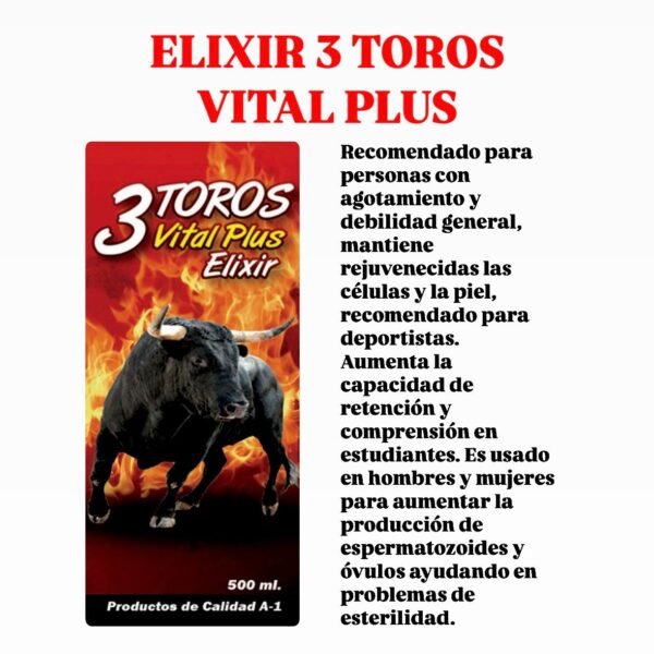 Elixir 3 toros Vital plus - Image 2