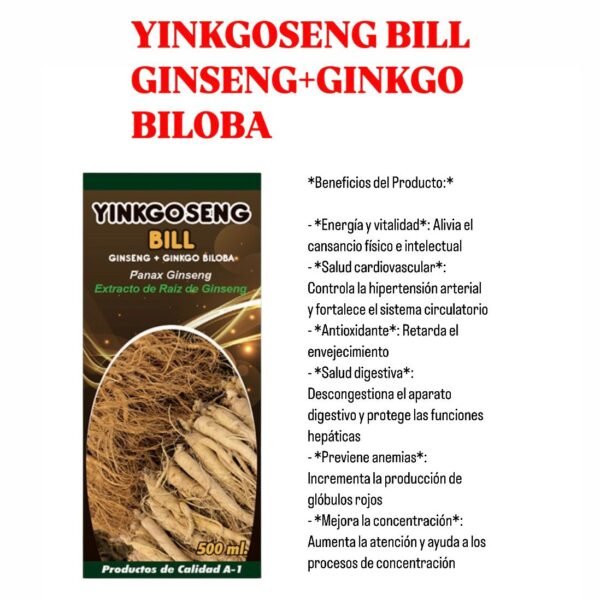 Yinkgoseng Bill Ginseng+Ginkgo Biloa - Image 2